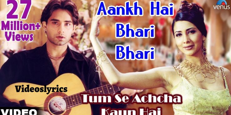 Aankh hai bhari bhari song lyrics in English