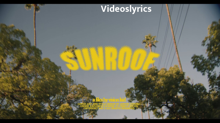 Sunroof Song Lyrics by The Artist Nicky Youre & dazy